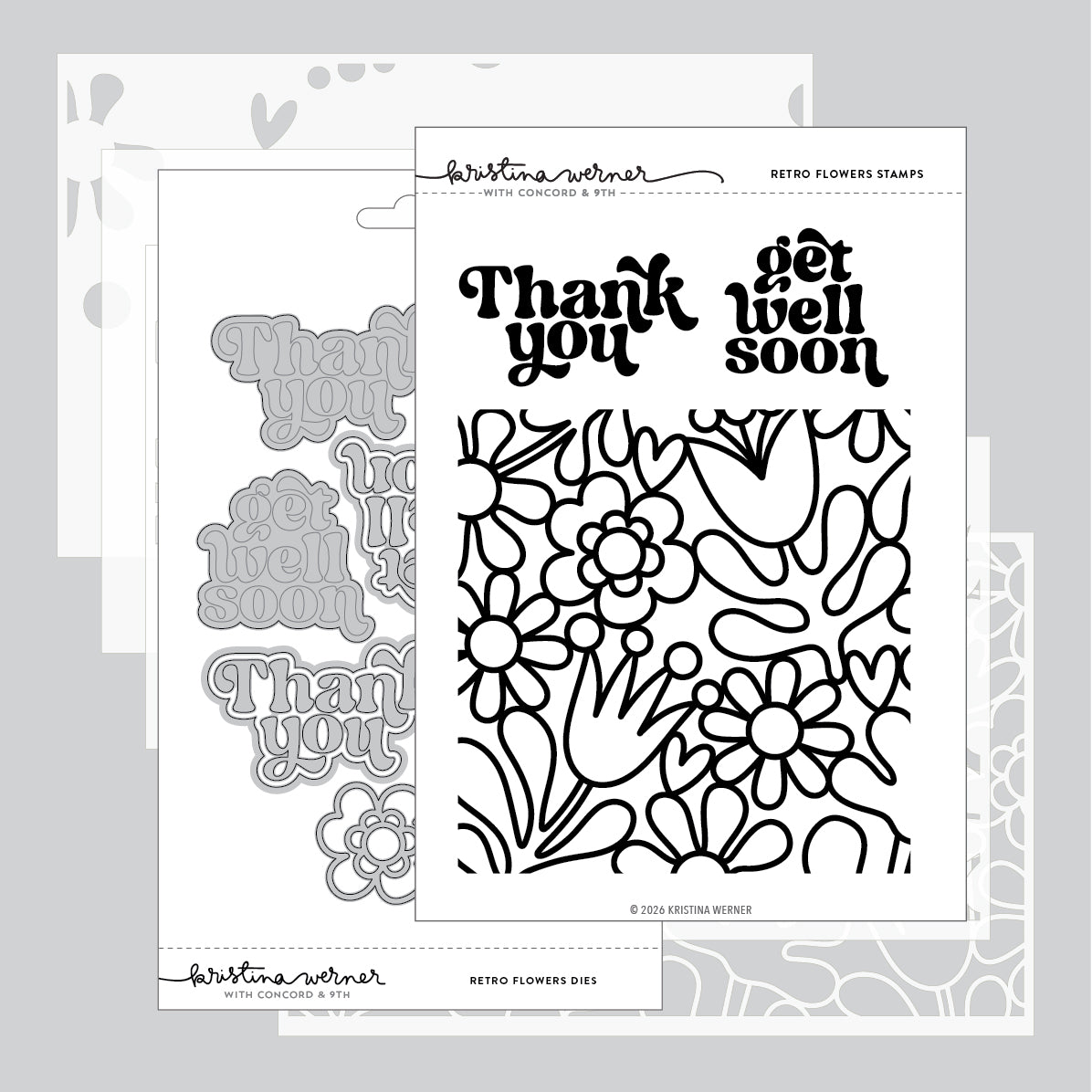 Retro Flowers Bundle