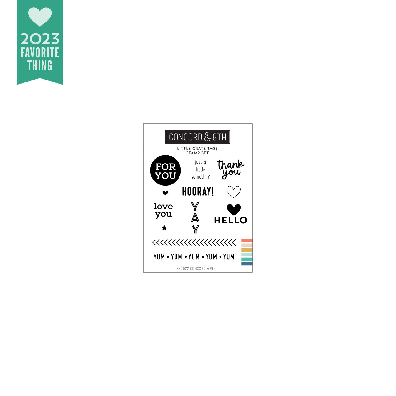Little Crate Tags Stamp Set