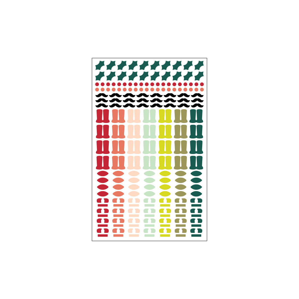 Nutcracker Enamel Shapes