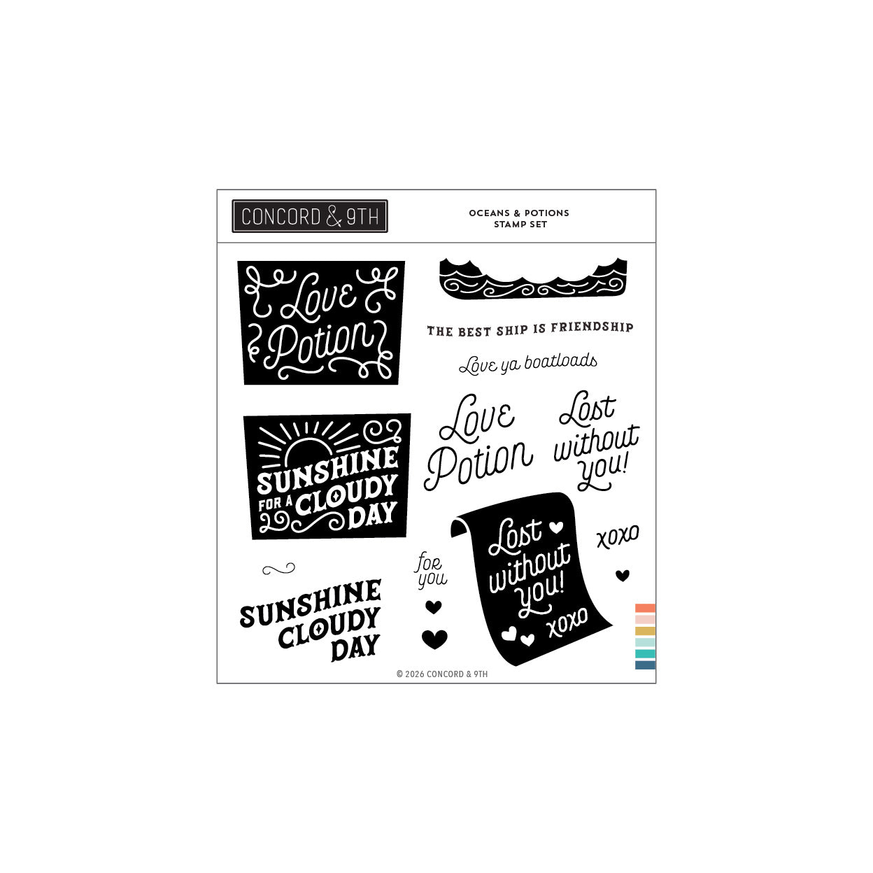 Oceans & Potions Stamp Set