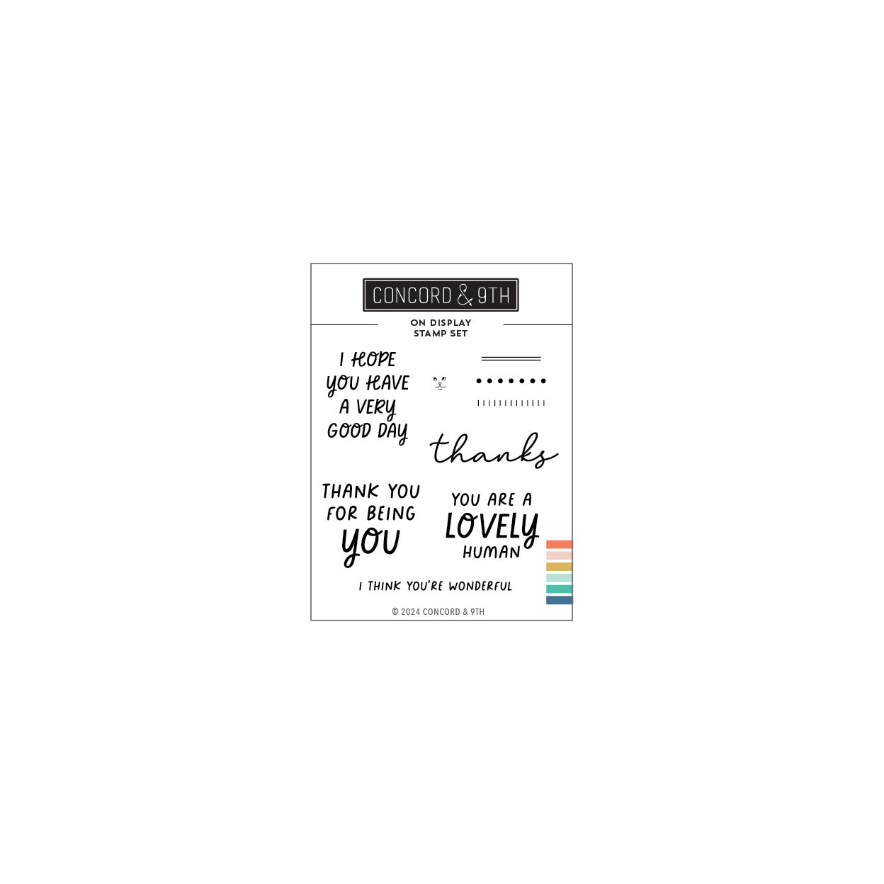 On Display Stamp Set