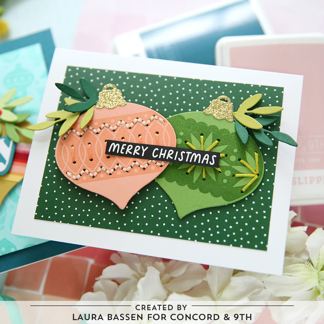 Ornament Stamp & Stitch Stamp Set