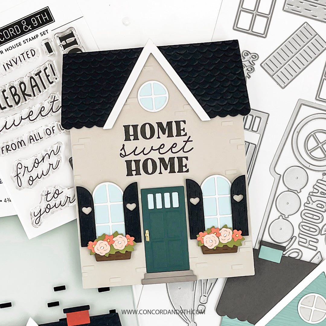 Our House Embossing Folder