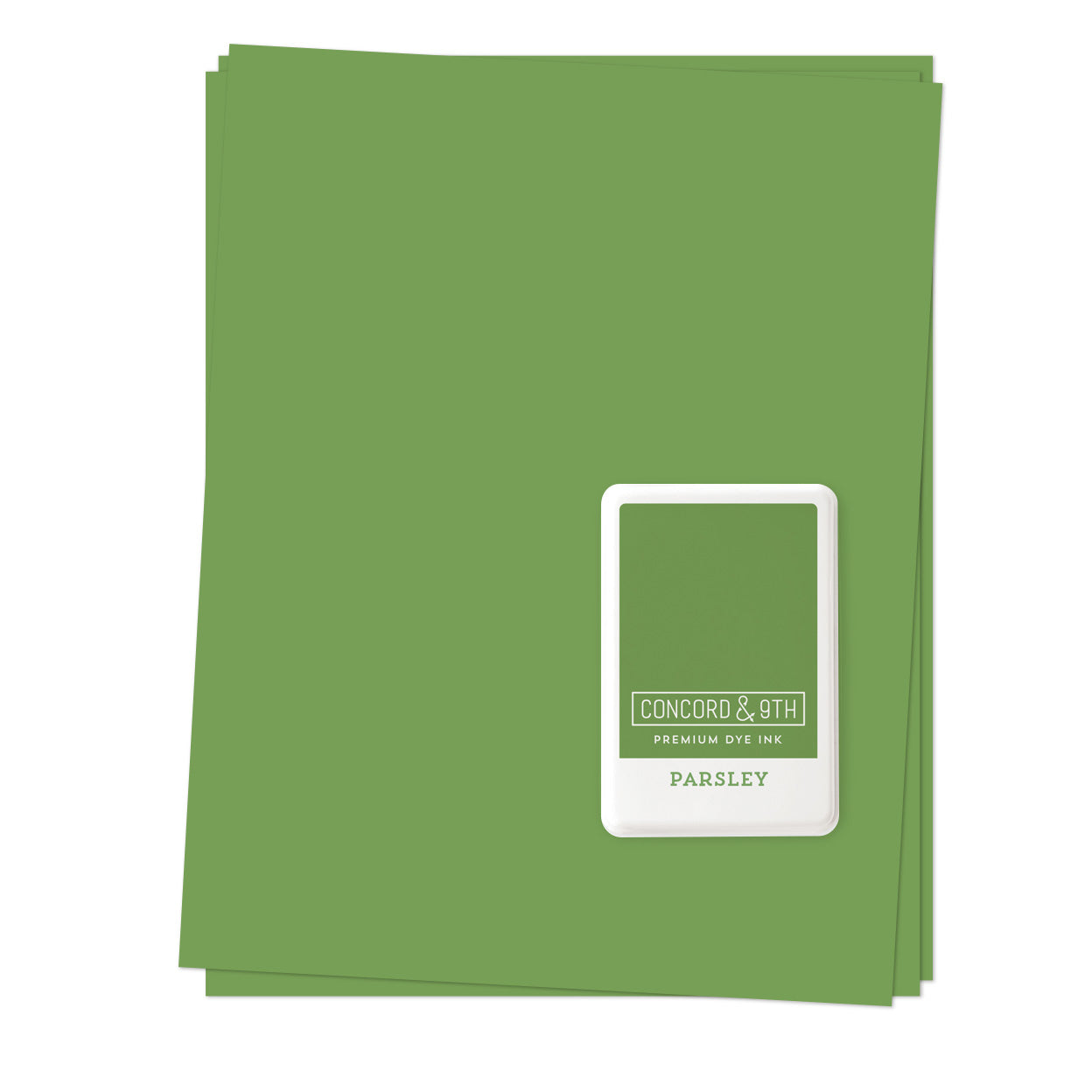 Cardstock: Parsley Ink Pad & Cardstock BUNDLE