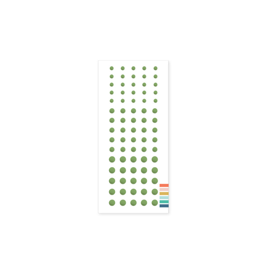 Enamel Dots: Parsley