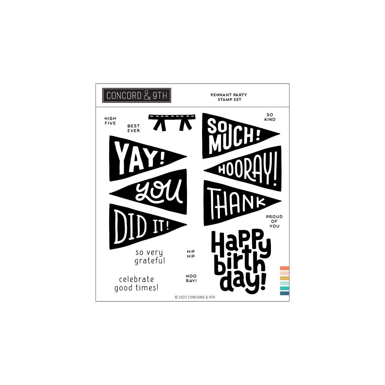Pennant Party Stamp Set