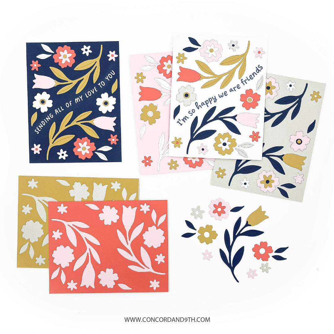 Petal Path Stamp Set