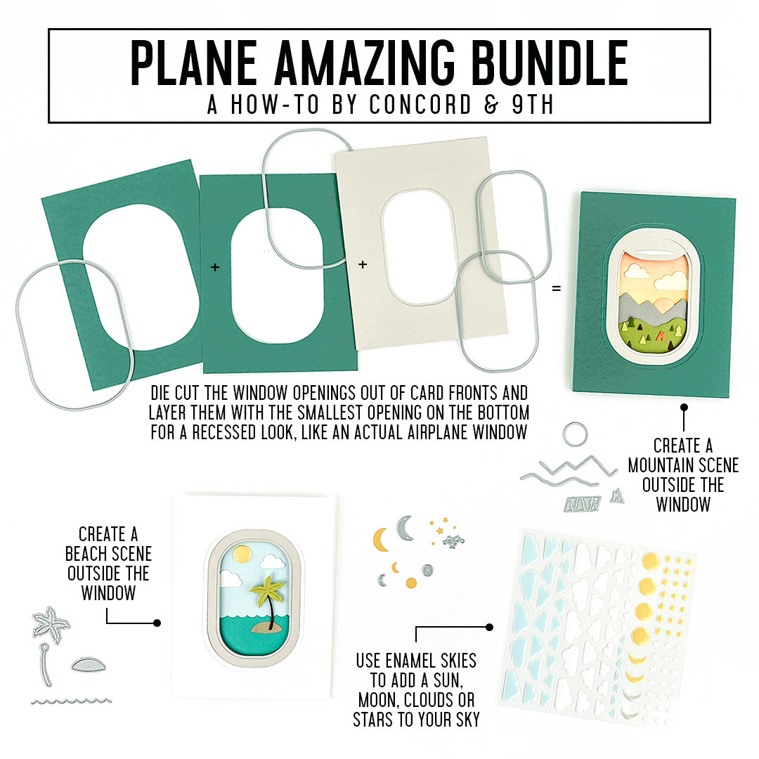 Plane Amazing Stamp Set