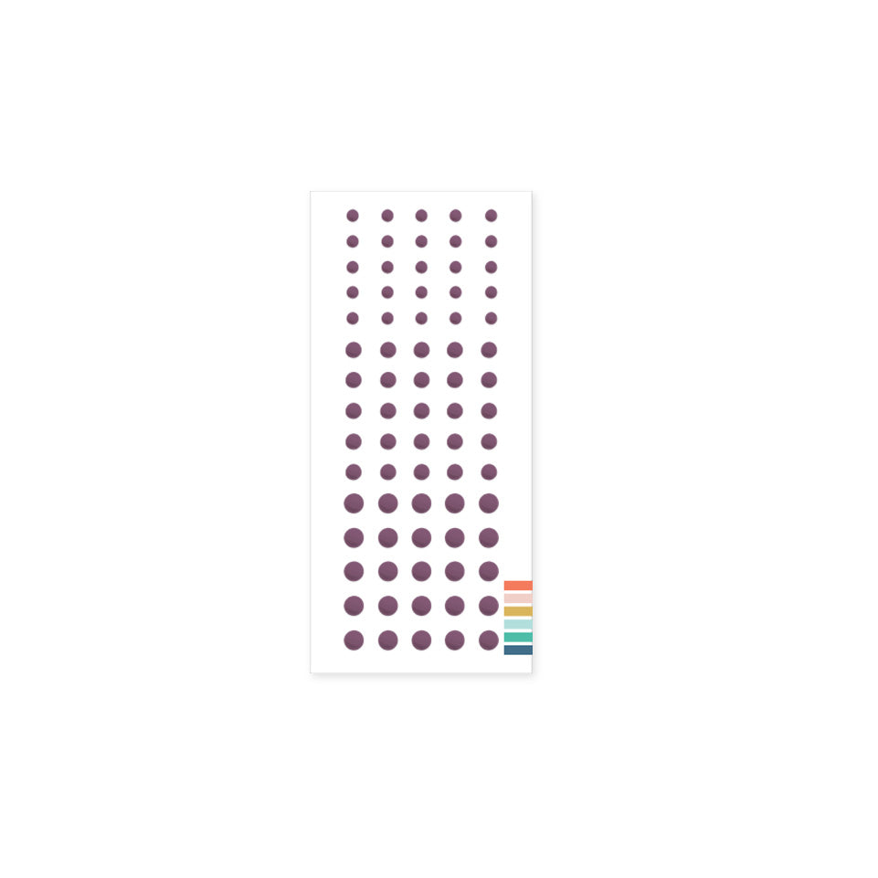 Enamel Dots: Plumberry