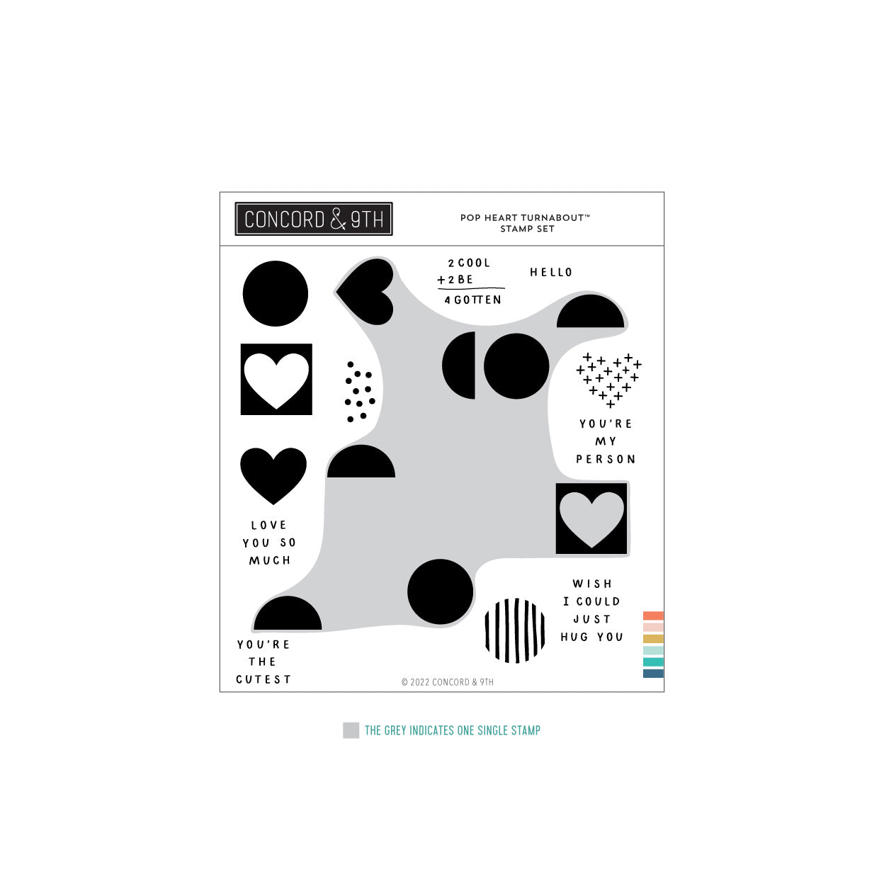 Pop Heart Turnabout™ Stamp Set