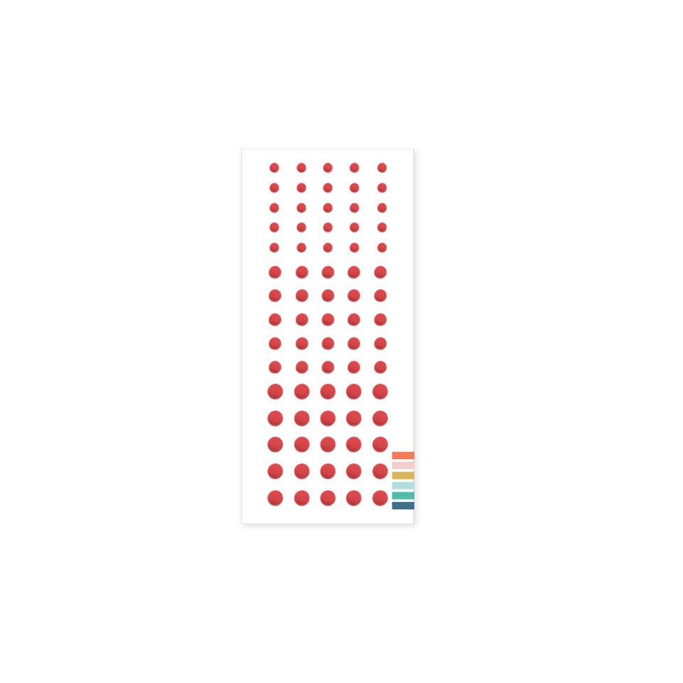 Enamel Dots: Poppy
