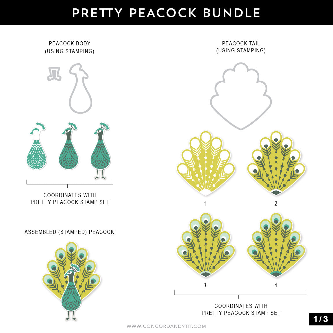 Pretty Peacock Stamp Set