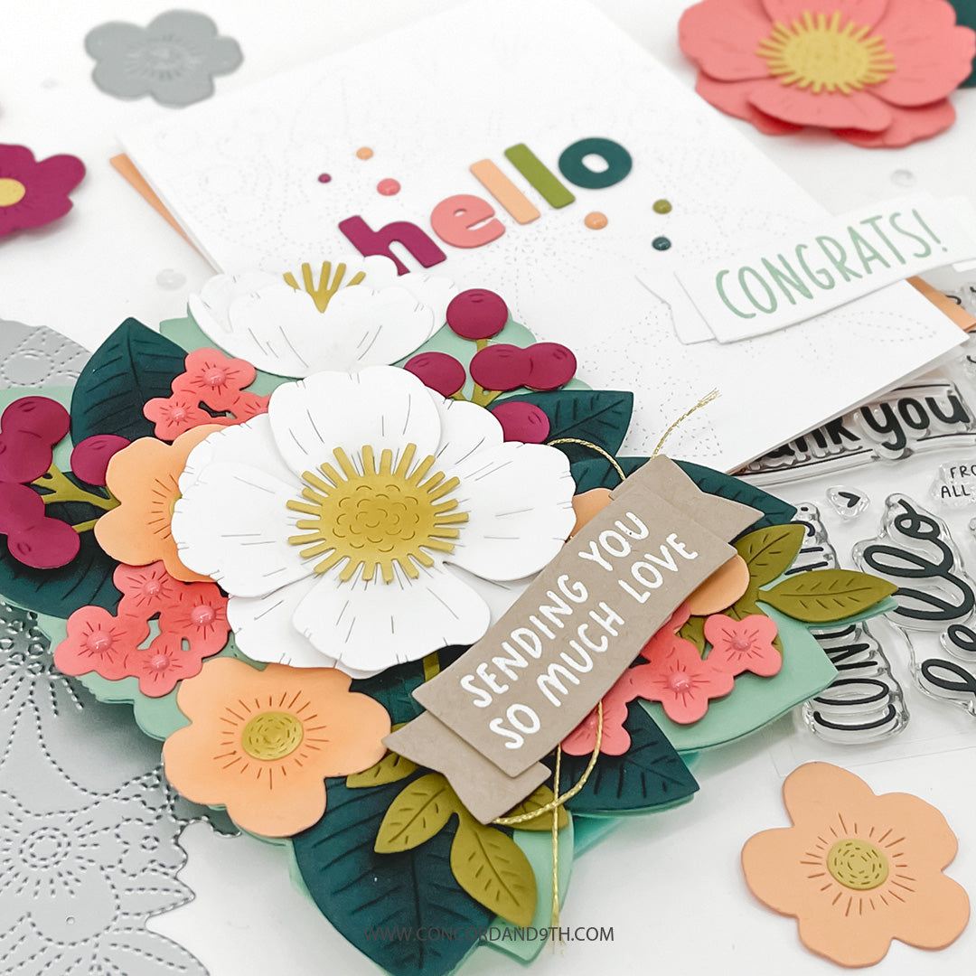 Juego de sellos Primrose Garden