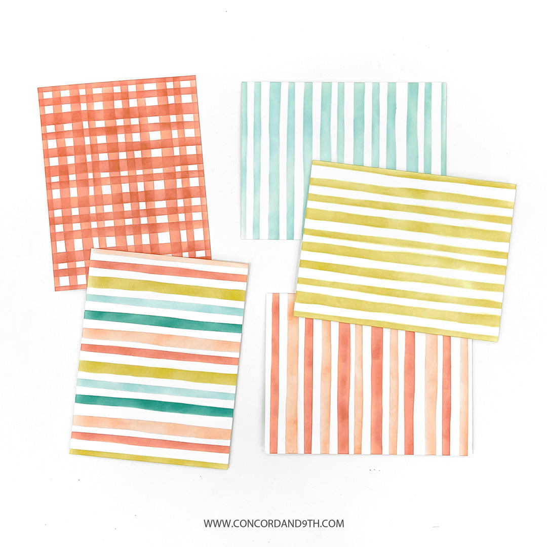 Quirky Stripe Stencil