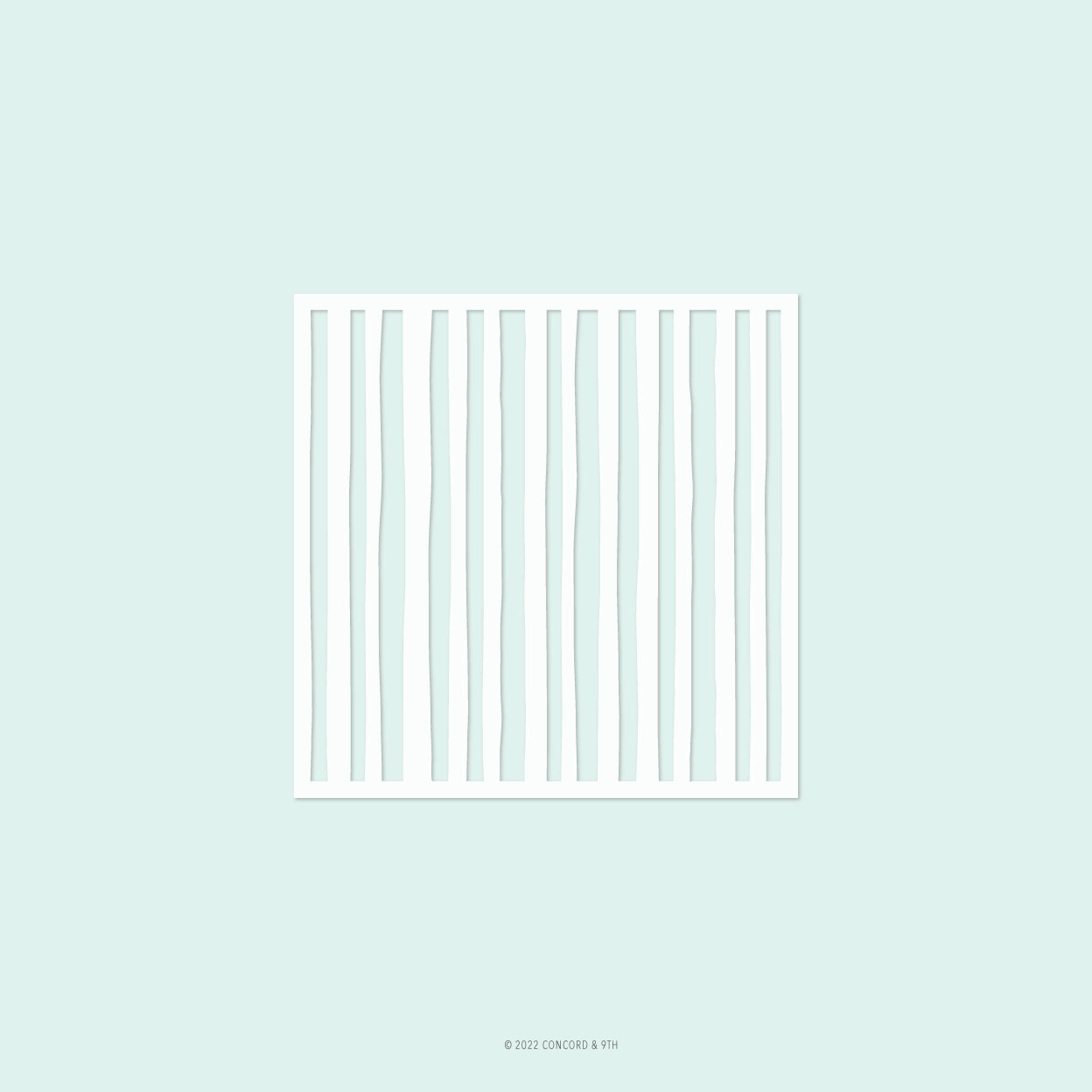Quirky Stripe Stencil