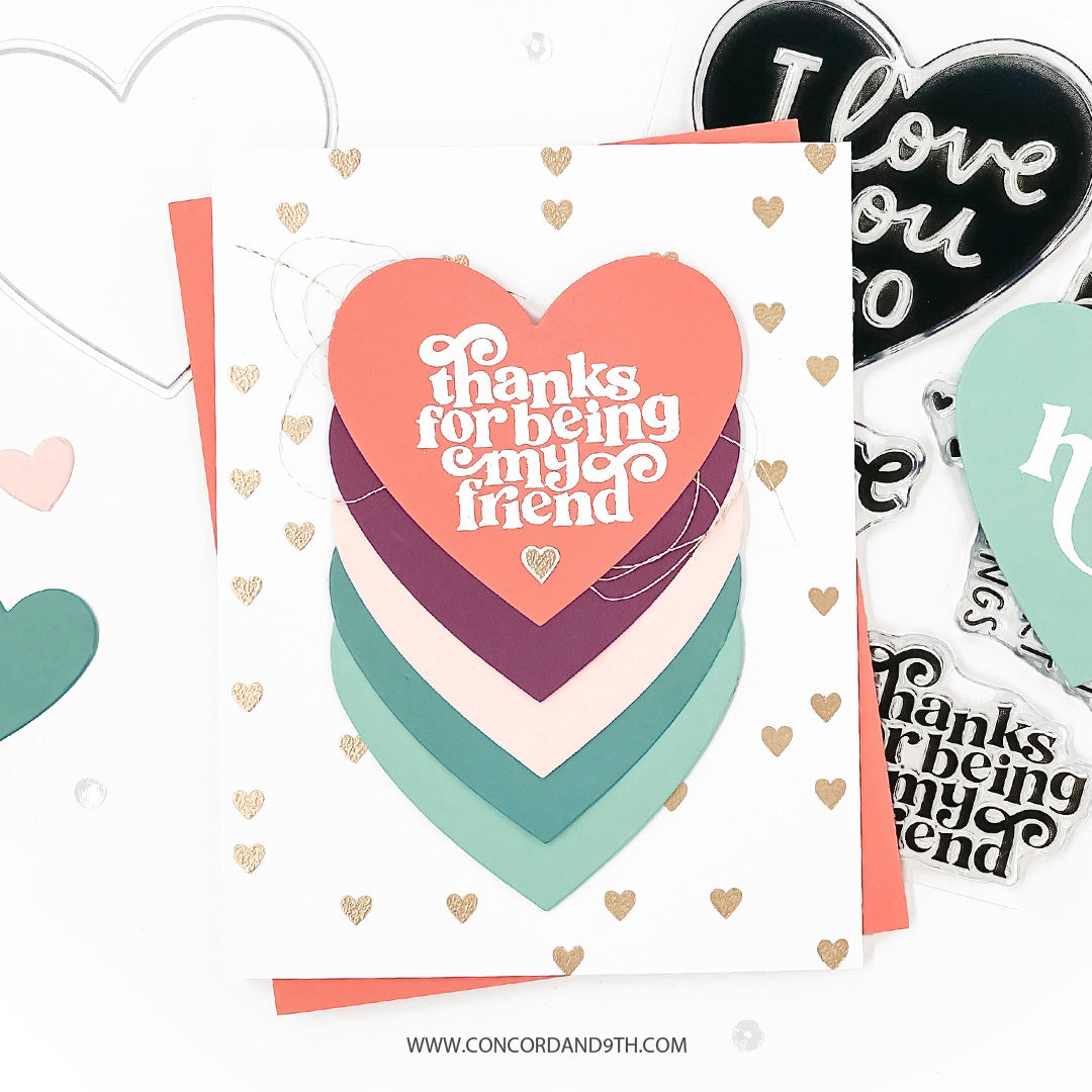 Radiant Heart Stamp Set