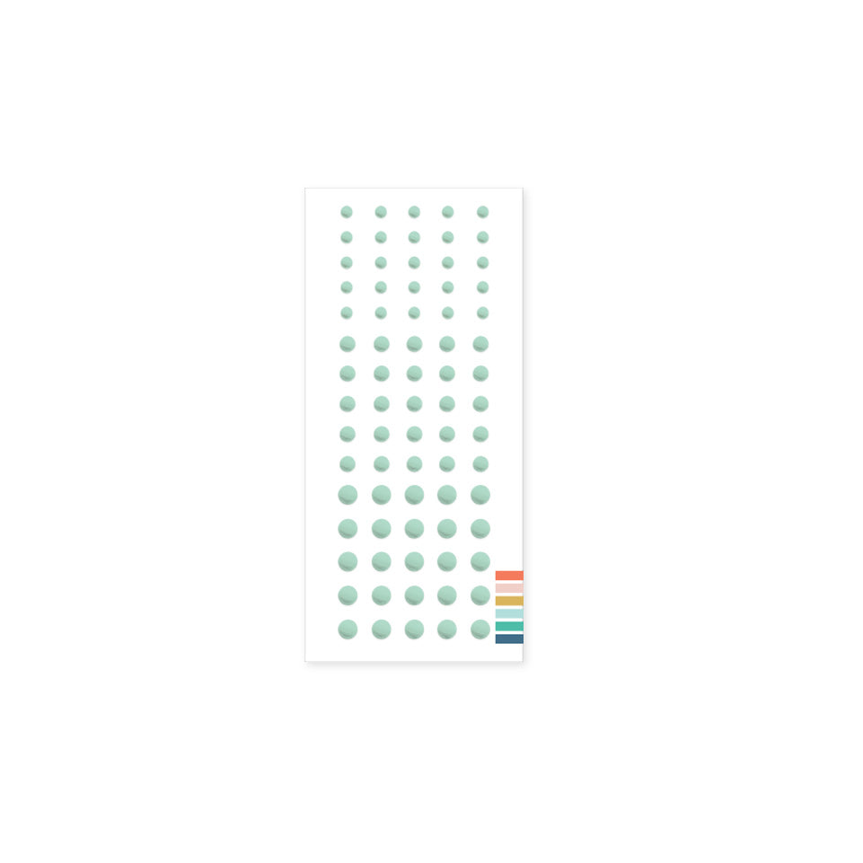 Enamel Dots: Sea Glass