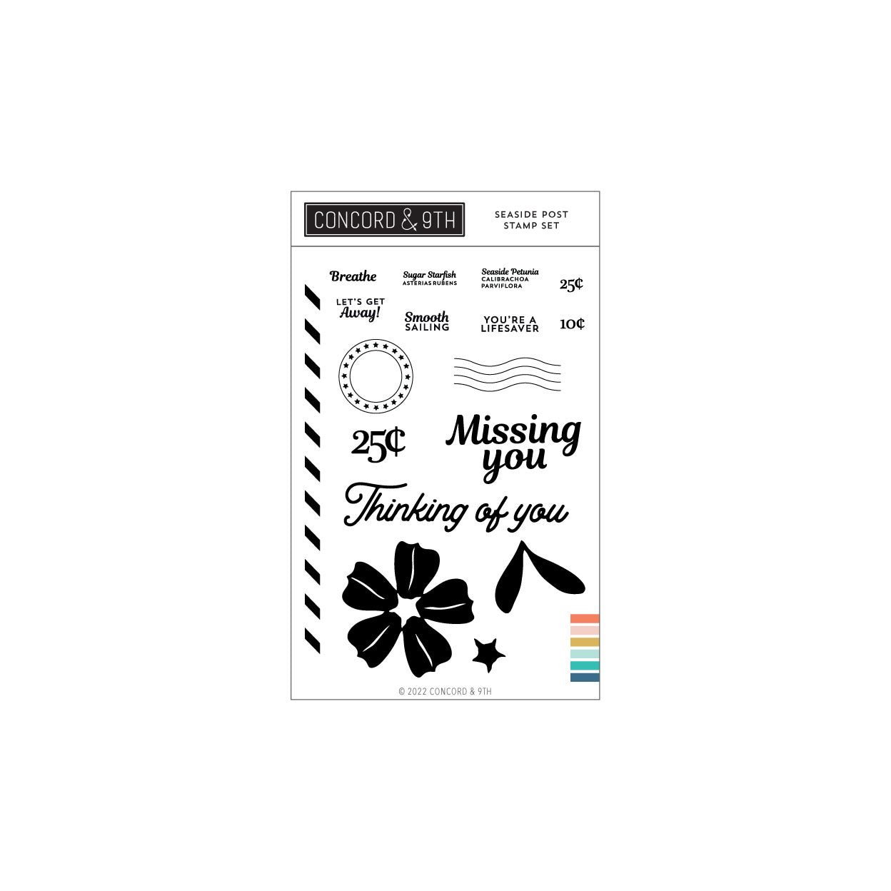 LAST CHANCE: Seaside Post Stamp Set