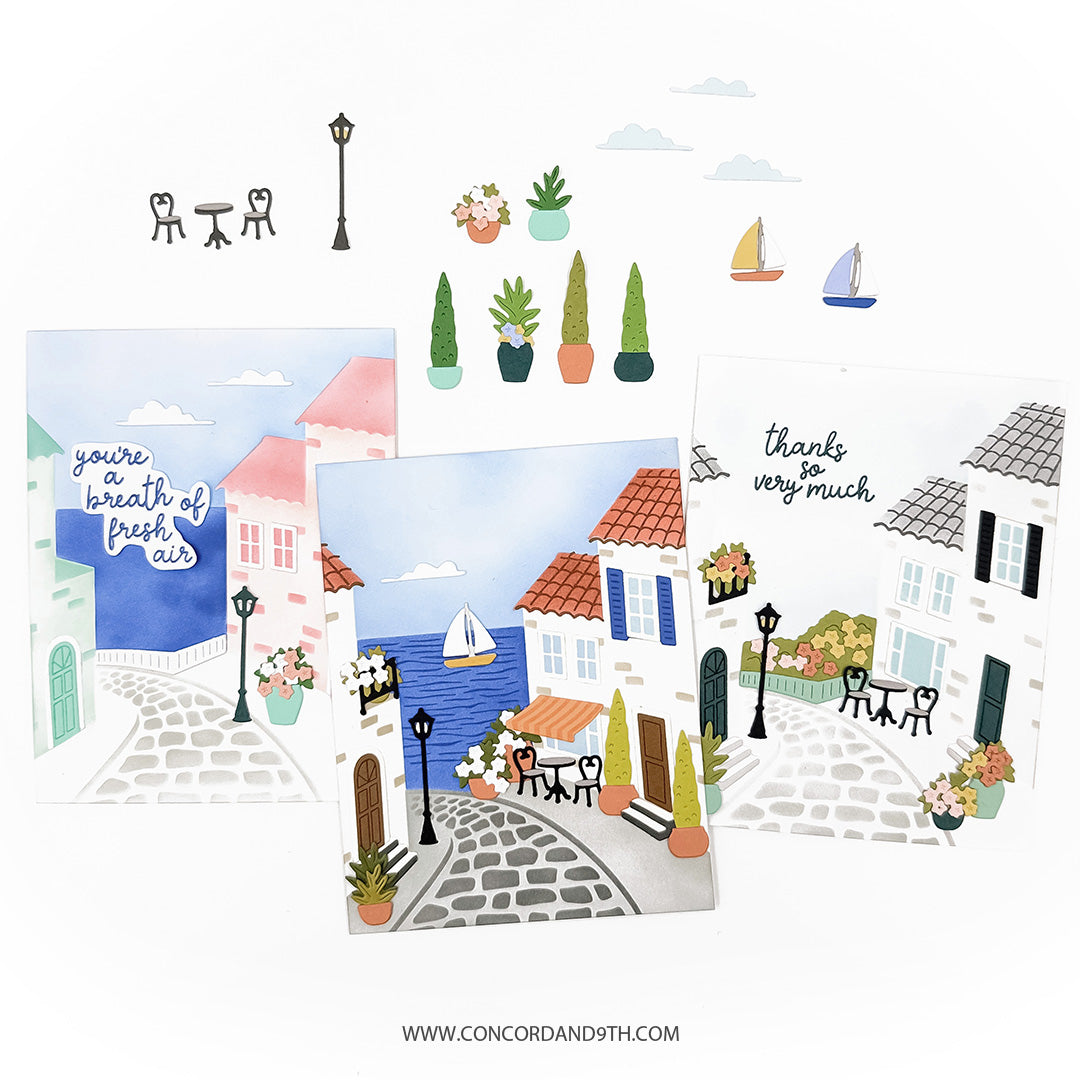 Seaside Stencil Pack
