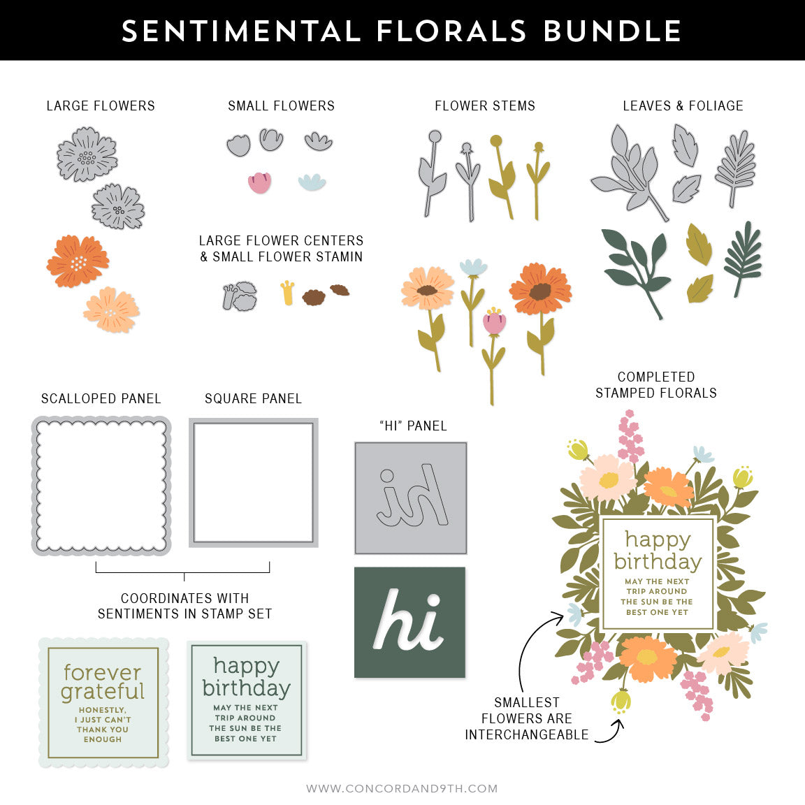 Sentimental Florals Bundle