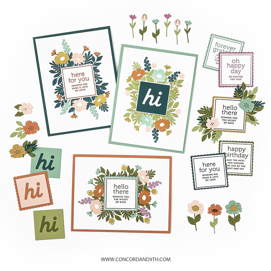 Sentimental Florals Dies