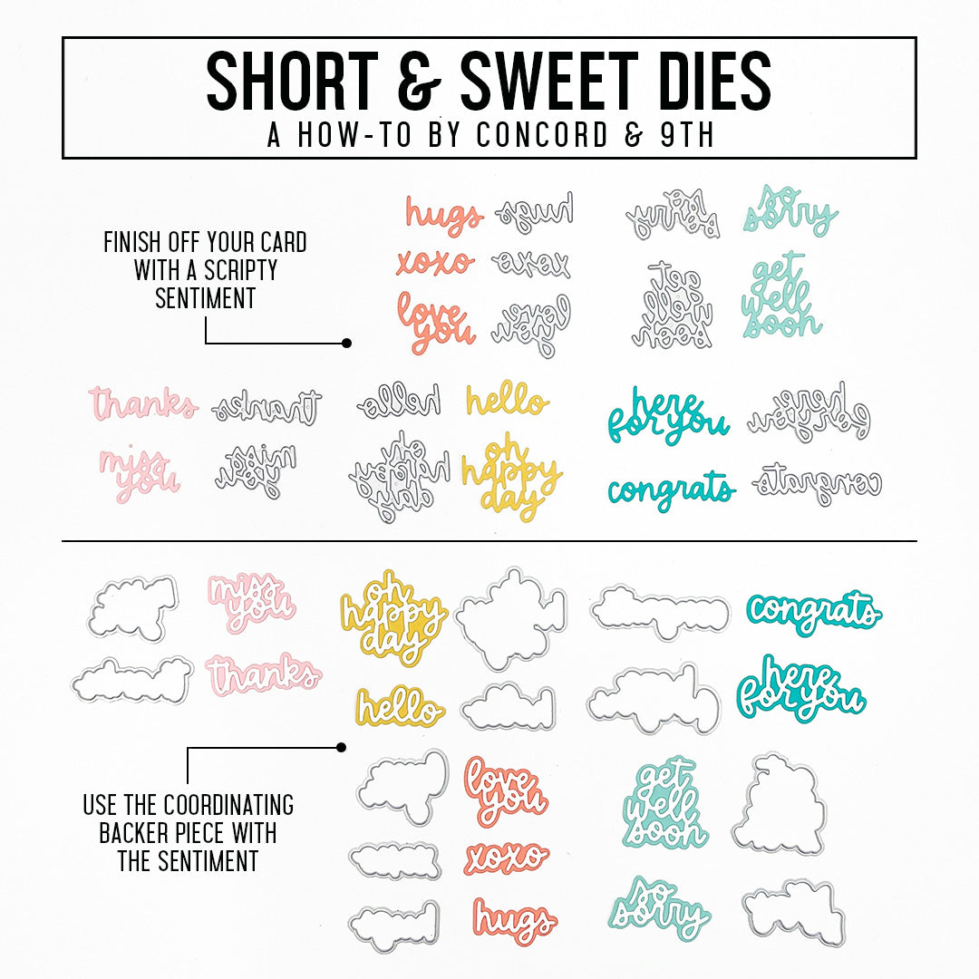 Troqueles cortos y dulces