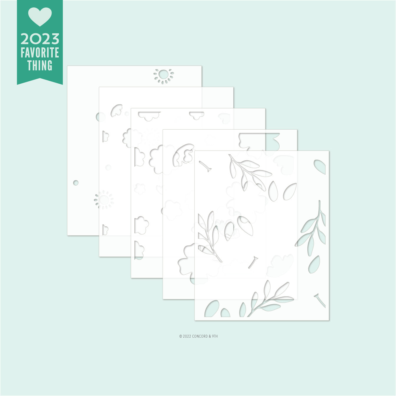 Sweet Bee Stencil Pack