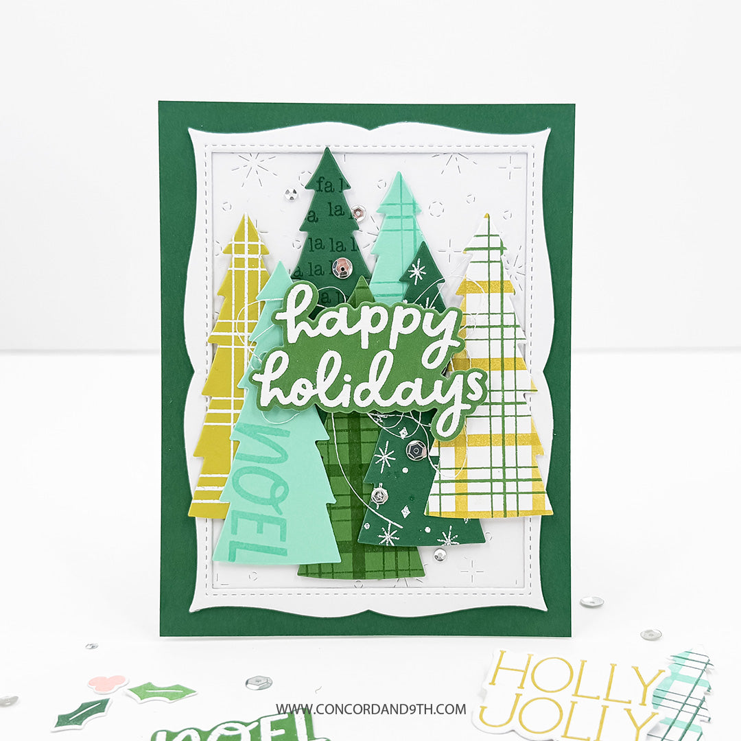 Everyday Plaid Background Stamp Set