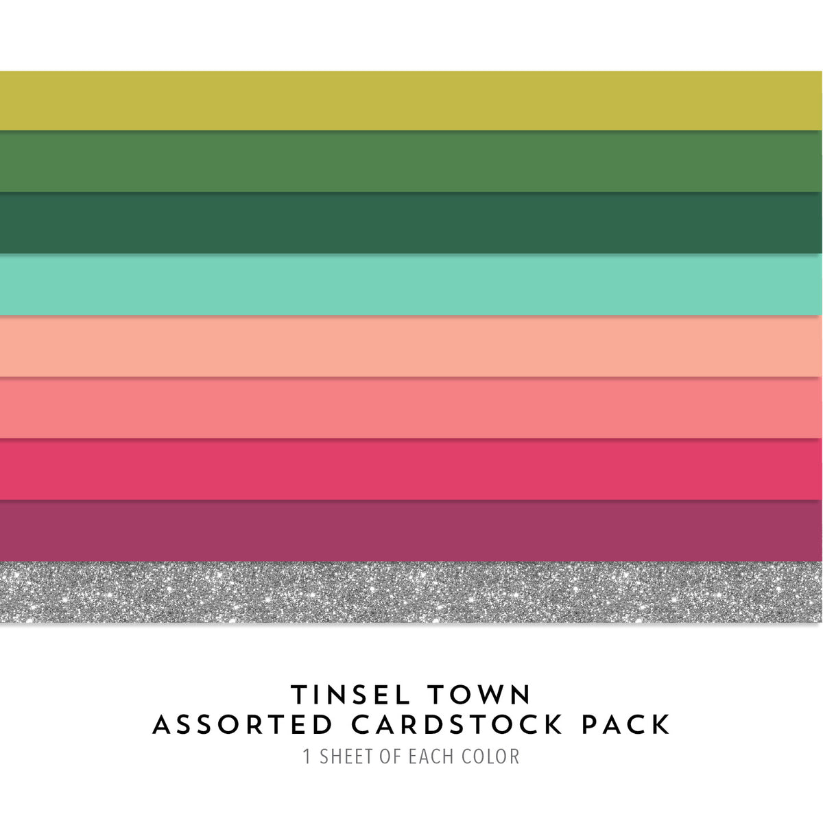 Tinsel Town Assorted Cardstock Pack
