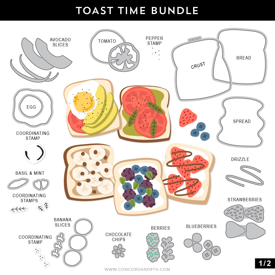 Toast Time Dies