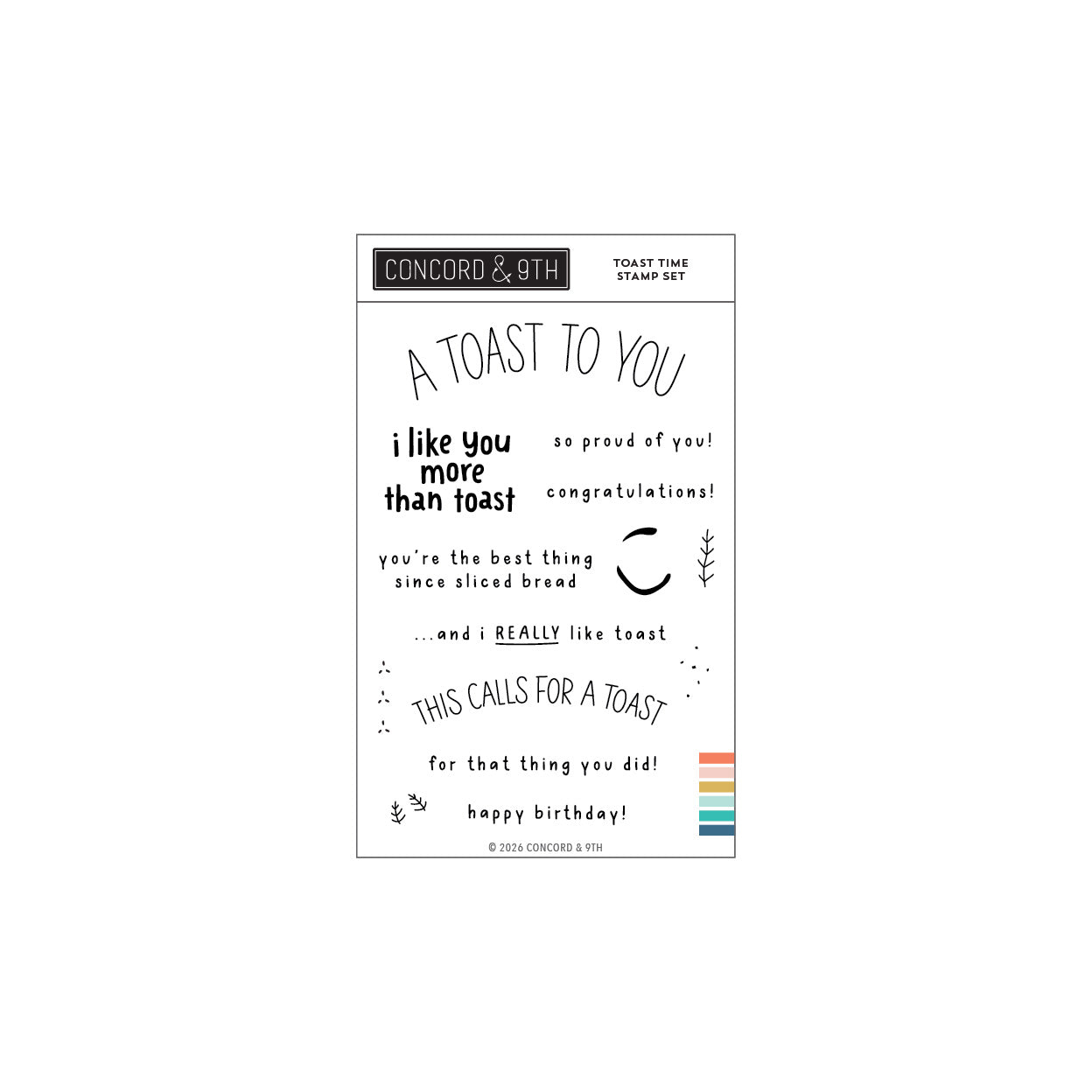 Toast Time Stamp Set