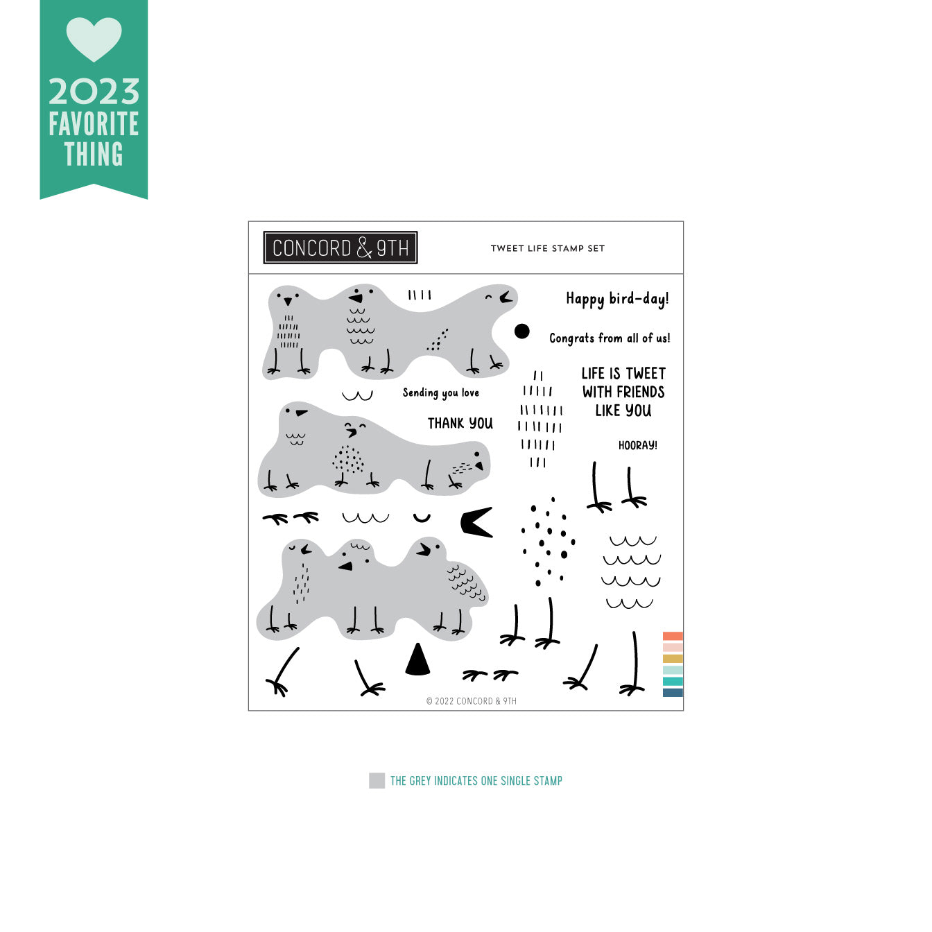 Tweet Life Stamp Set