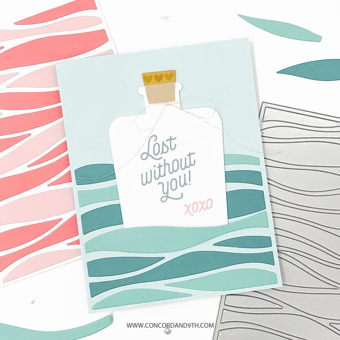 Wavy Card Front Die