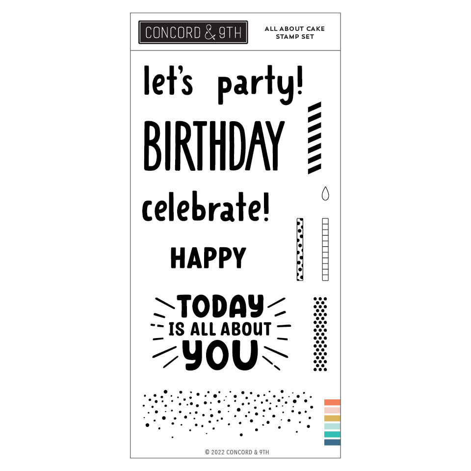 All About Cake Stamp Set