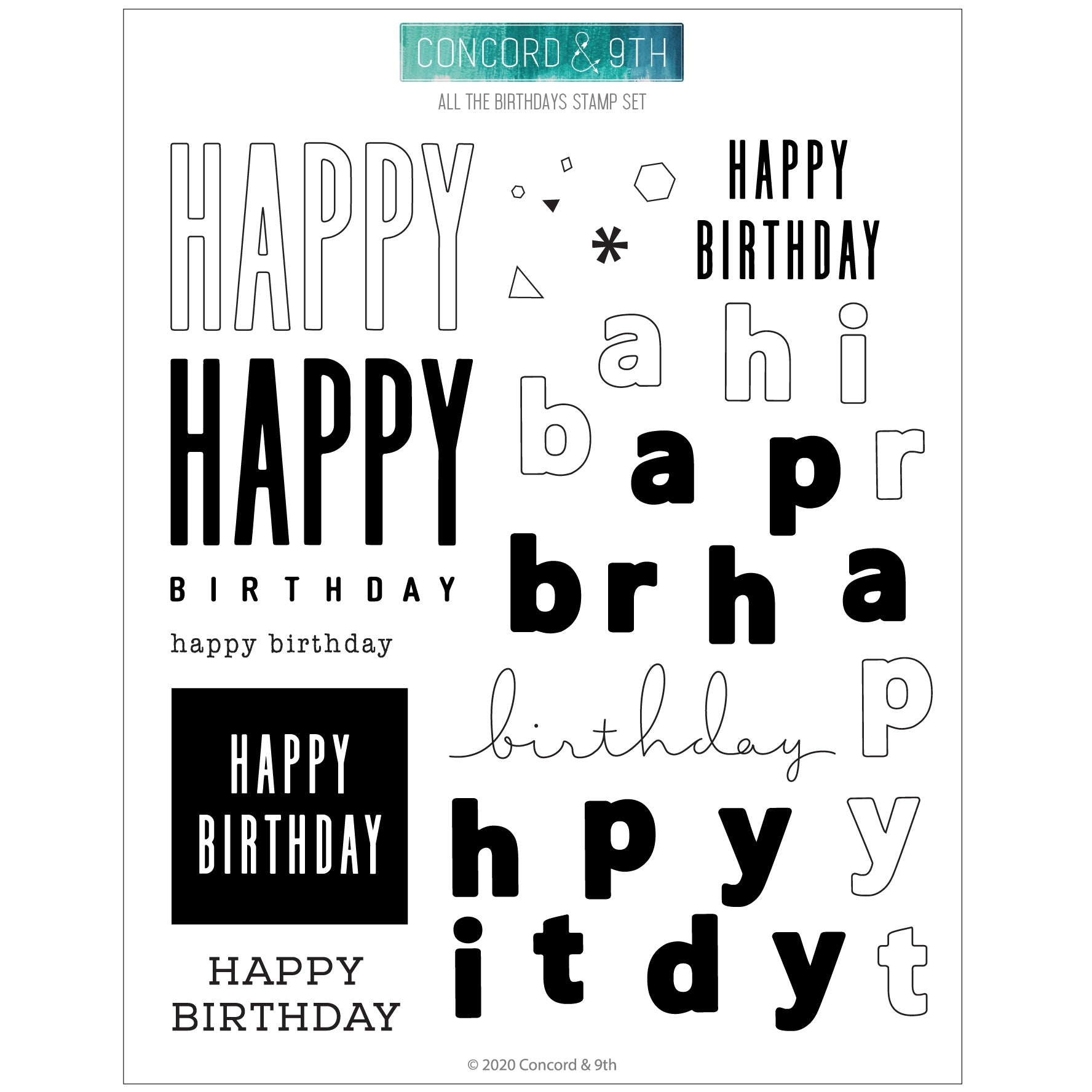 All the Birthdays Stamp Set