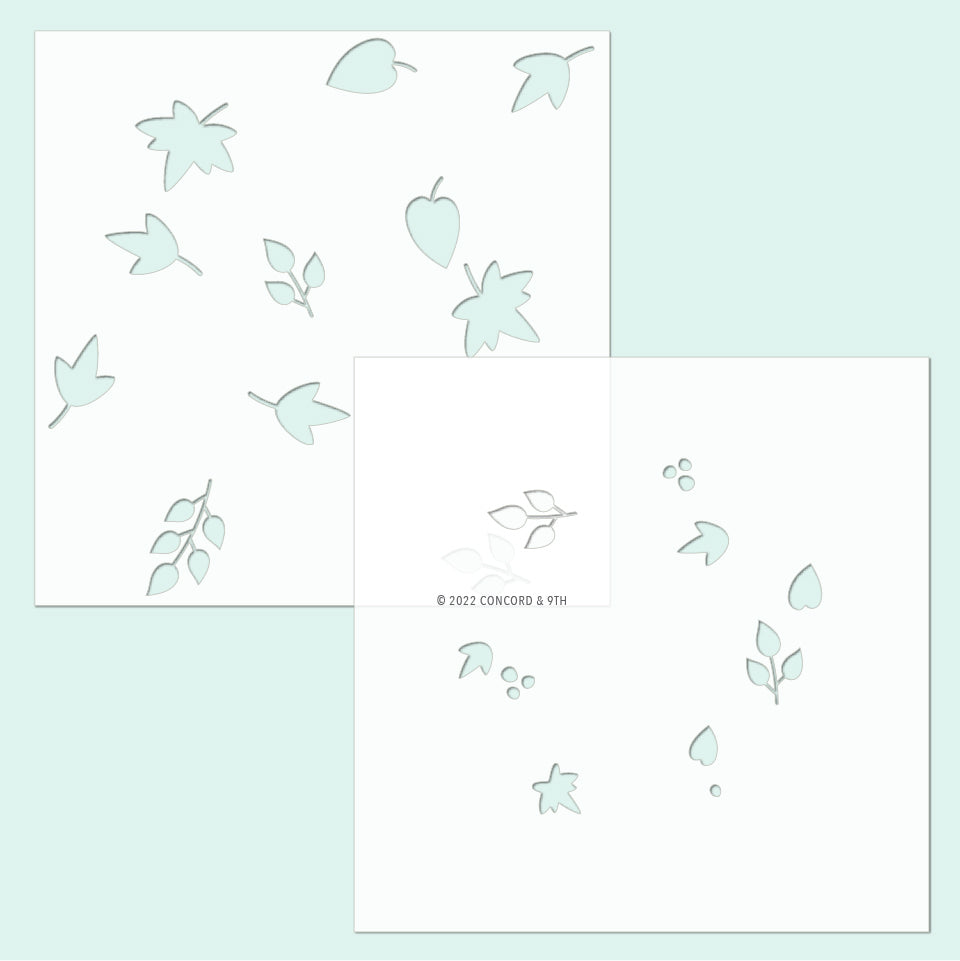 Autumn Hues Turnabout™ Stencil Pack