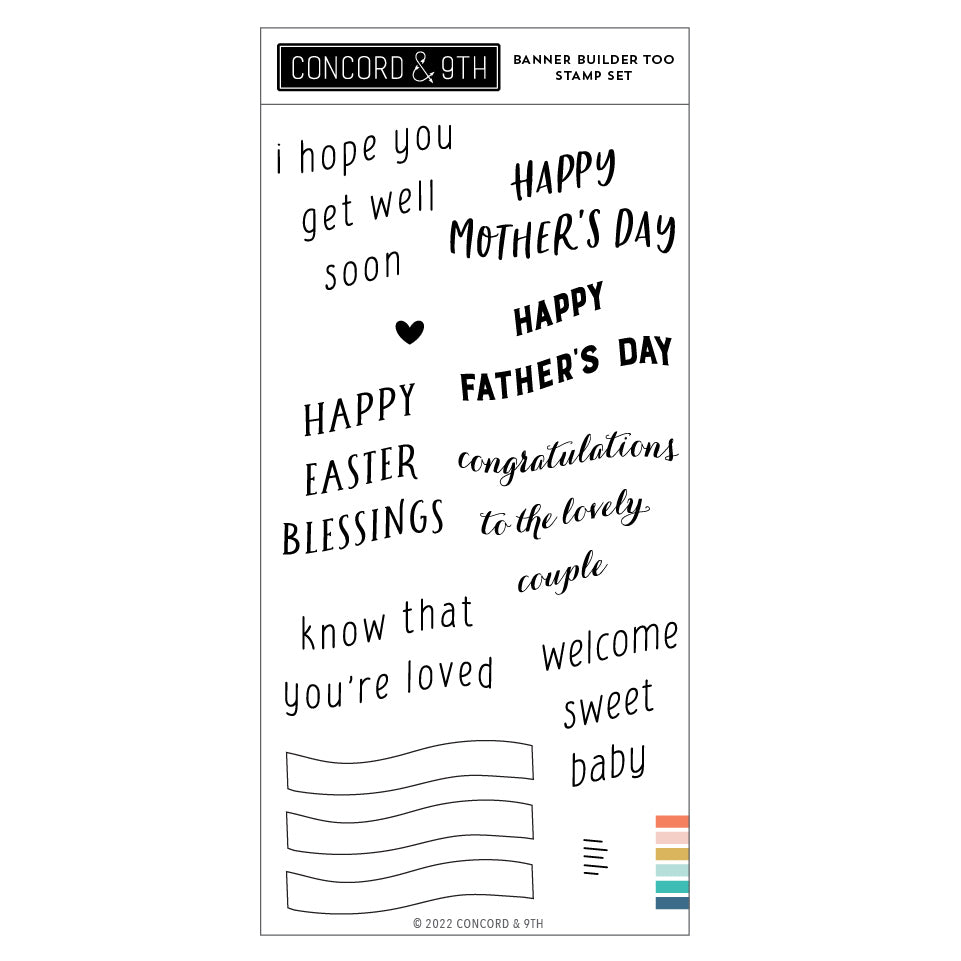 LAST CHANCE: Banner Builder Too Stamp Set