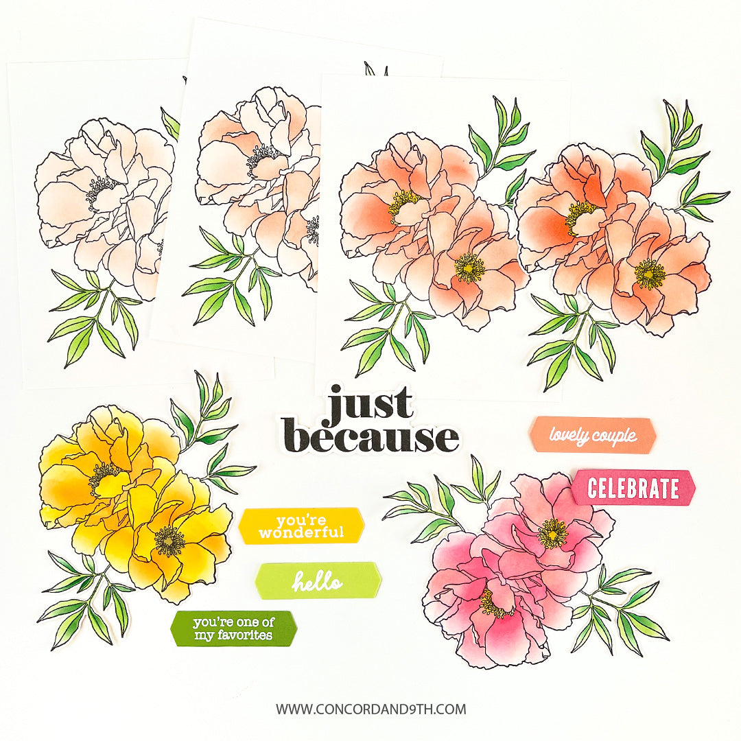 Blended Petals Dies