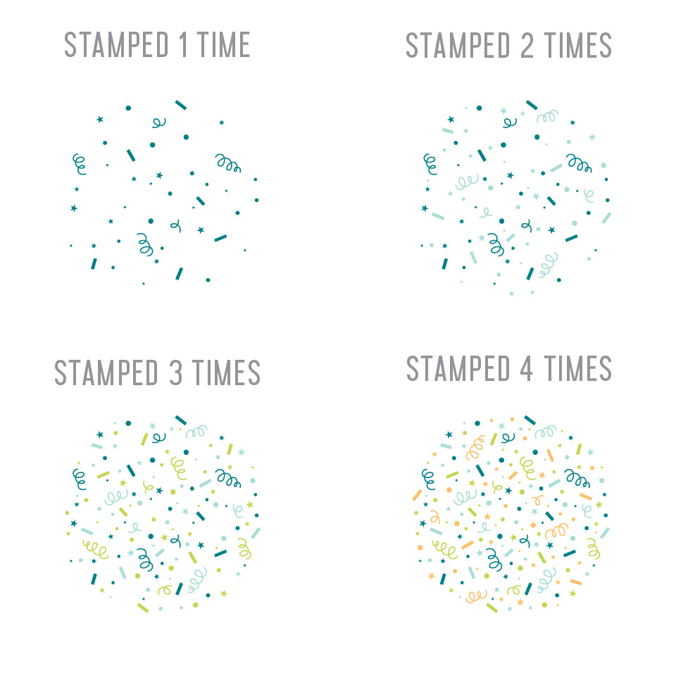 Confetti Turnabout™ Stamp Set