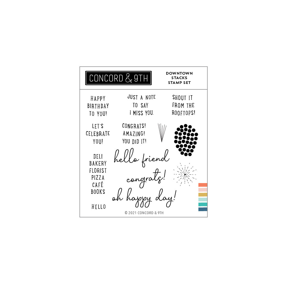Downtown Stacks Stamp Set