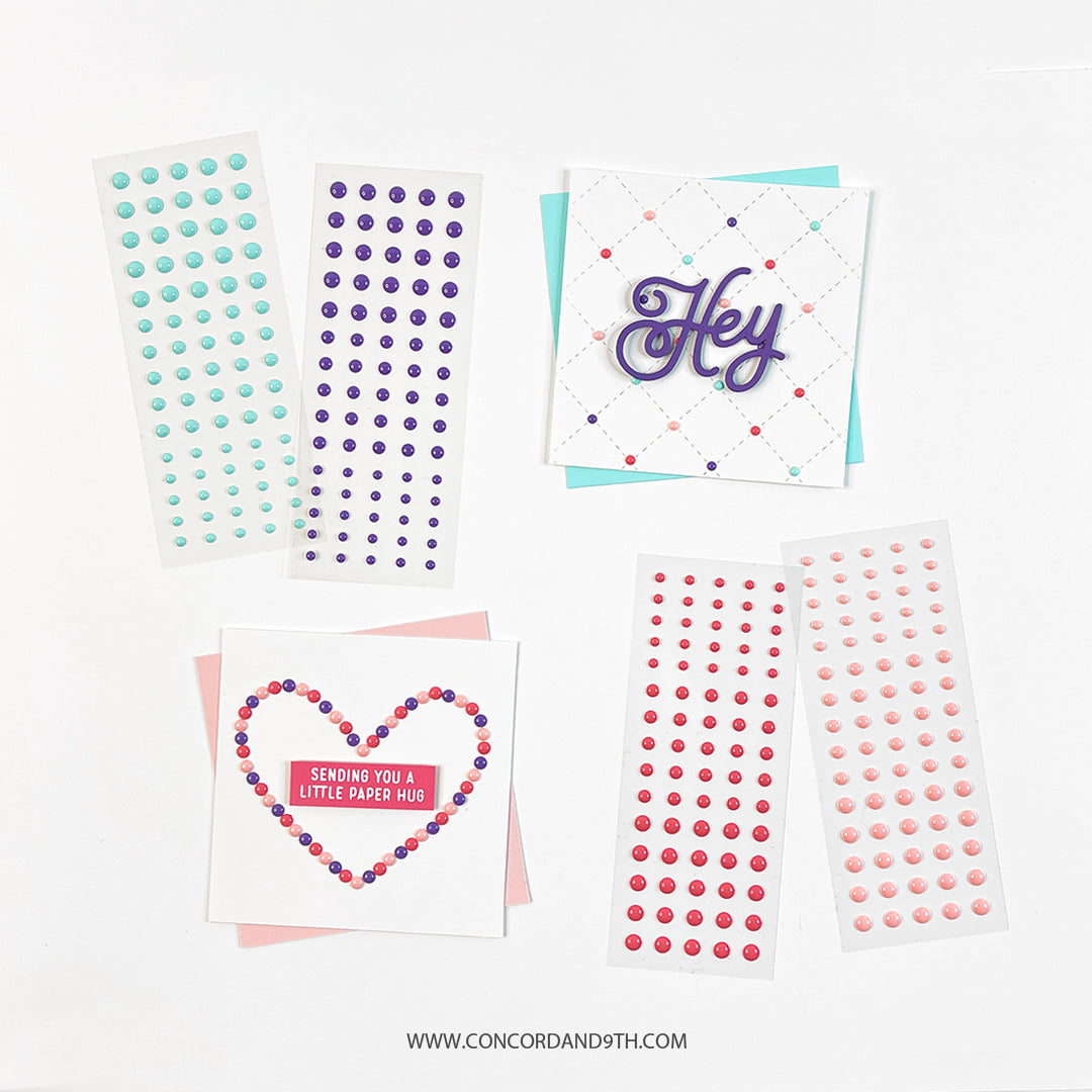 Enamel Dots: Eggplant