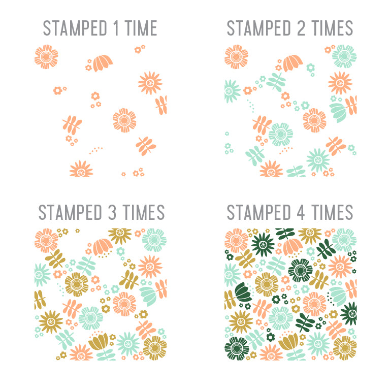 Flower Garden Turnabout™ Stamp Set
