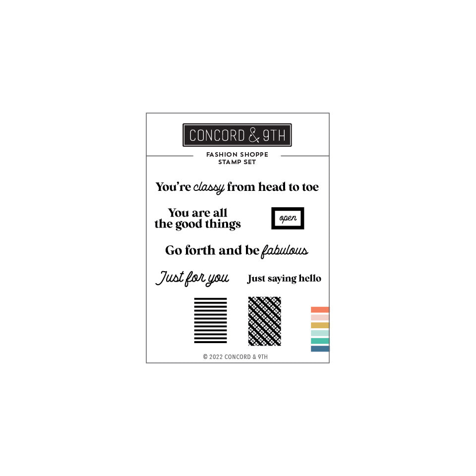 Fashion Shoppe Stamp Set