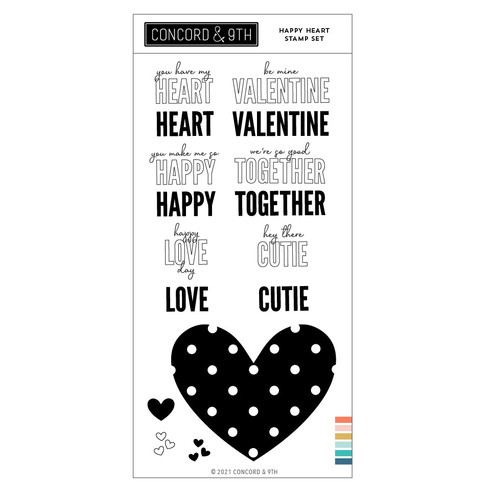 Happy Heart Stamp Set