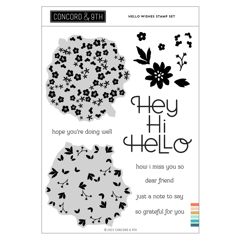 Hello Wishes Stamp Set