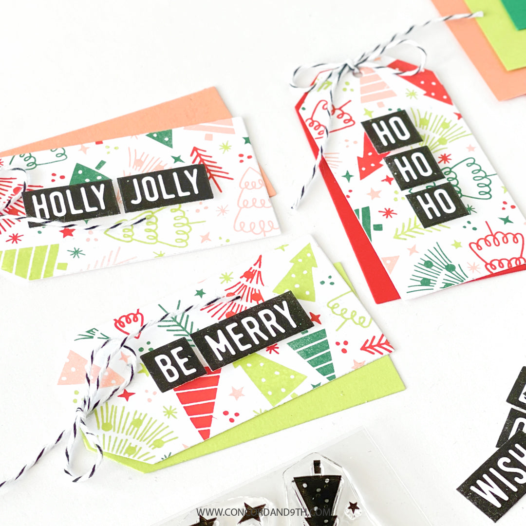 Mix & Match Holiday Sentiments Stamp Set