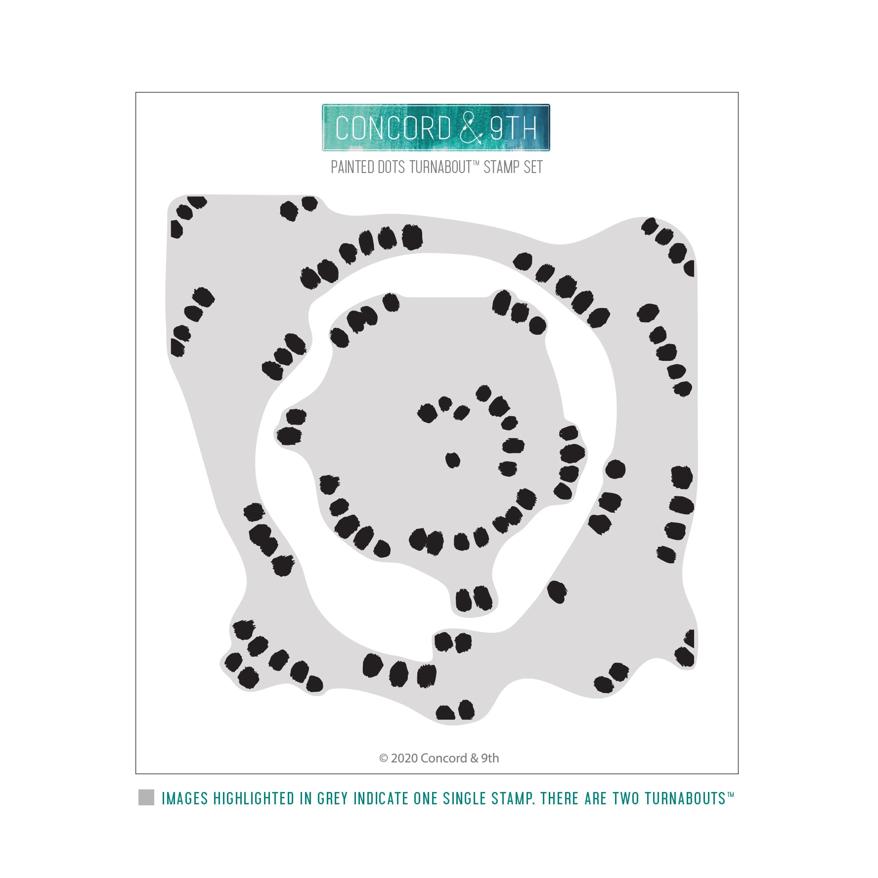 LAST CHANCE: Painted Dots Turnabout™ Stamp