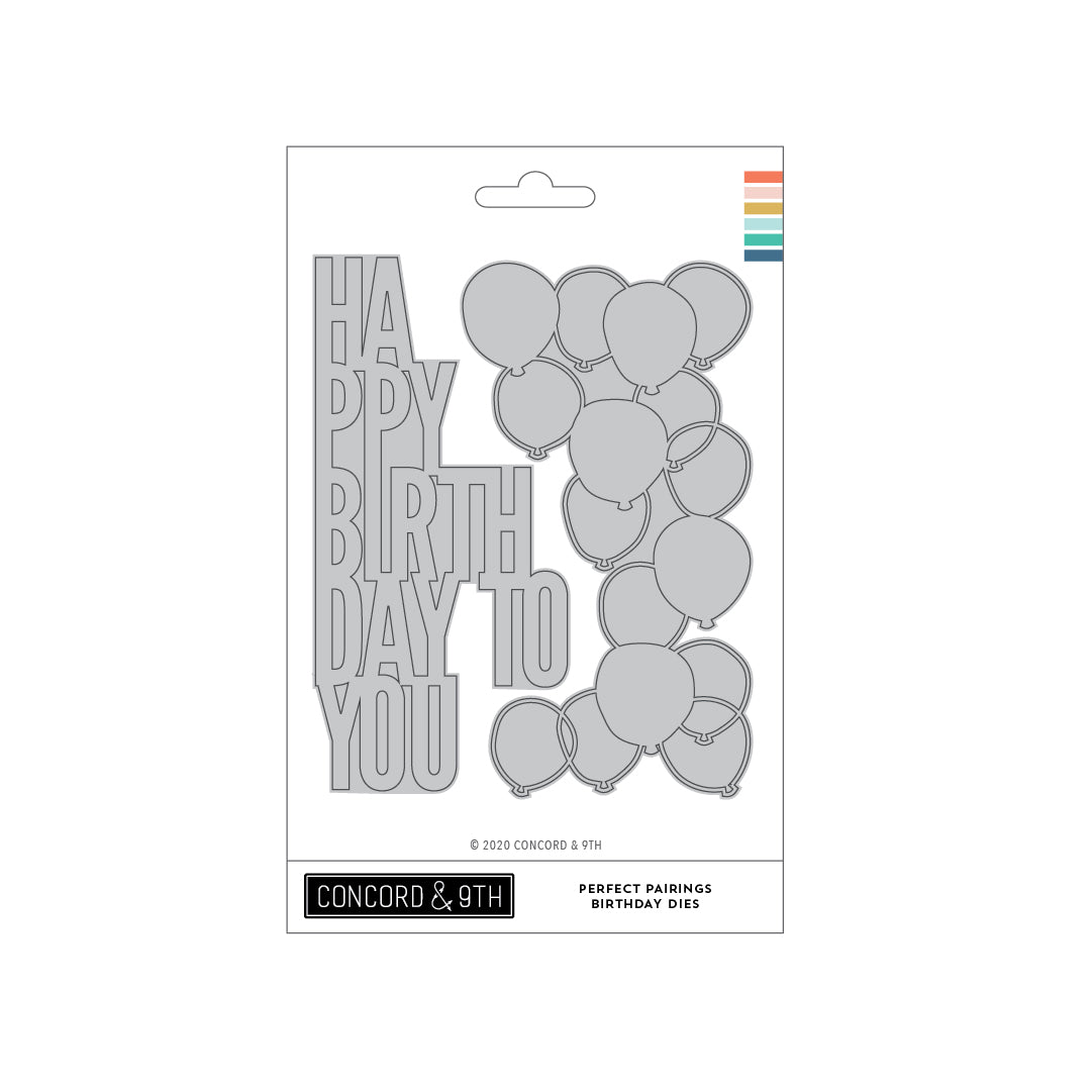 Birthday Perfect Pairings Dies