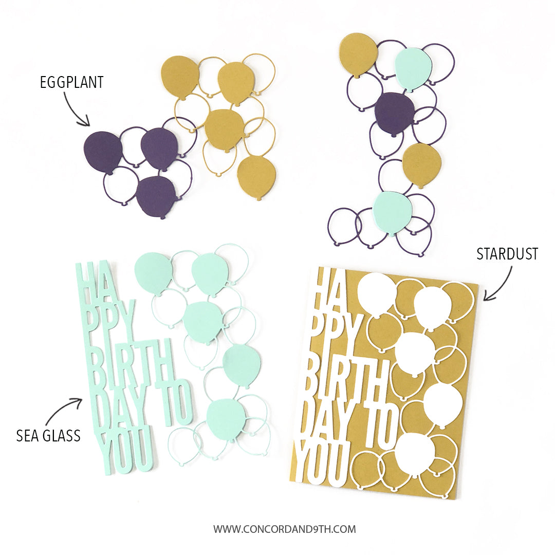 Birthday Perfect Pairings Dies