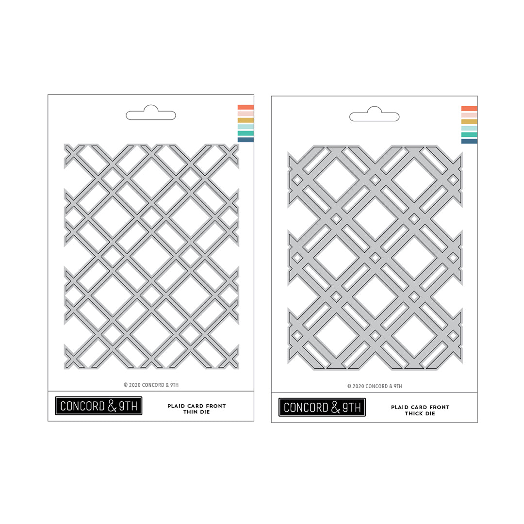 Plaid Card Front Bundle